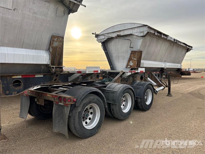 K-Line 21 ft Super B-Train Lead Side Dump Trailer Rimorchi ribaltabili