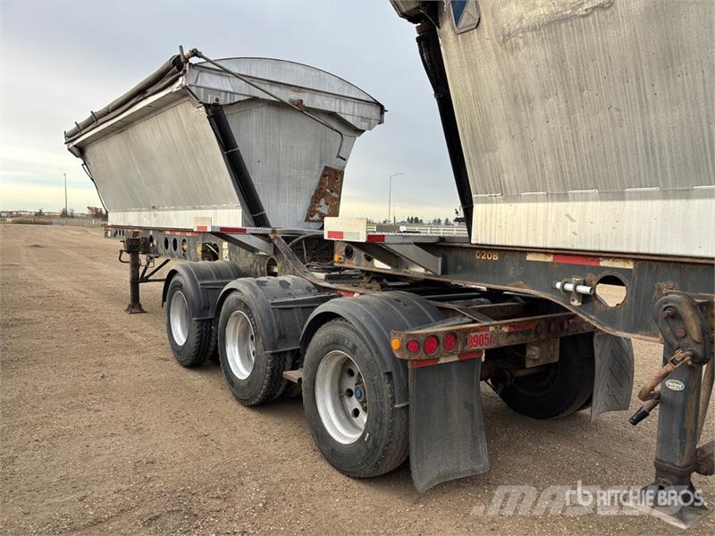 K-Line 21 ft Super B-Train Lead Side Dump Trailer Rimorchi ribaltabili