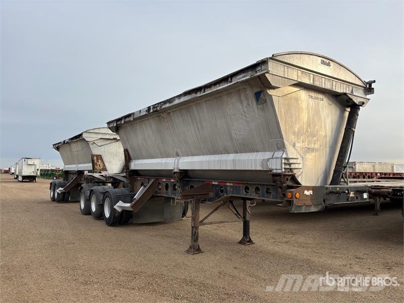 K-Line 21 ft Super B-Train Lead Side Dump Trailer Rimorchi ribaltabili