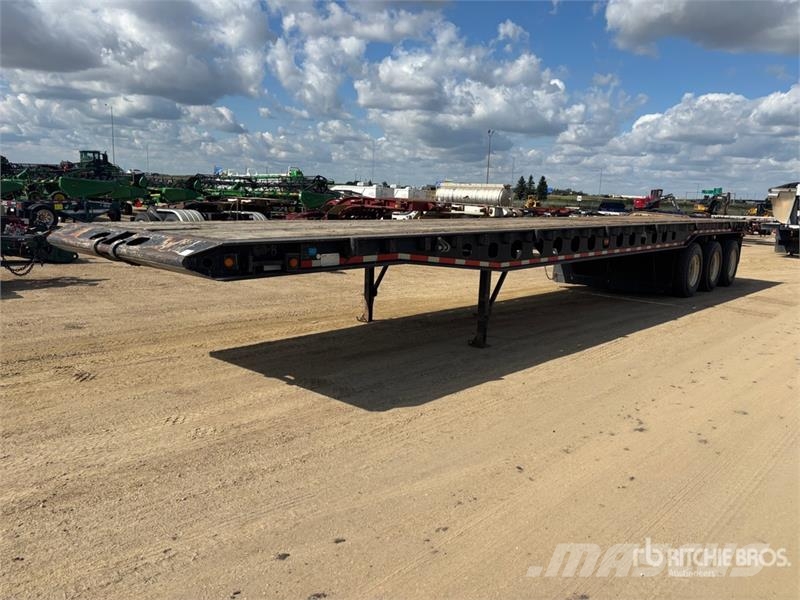 K-Line 49 ft Tri/A Flatbed Oilfield Trailer 가공 장비