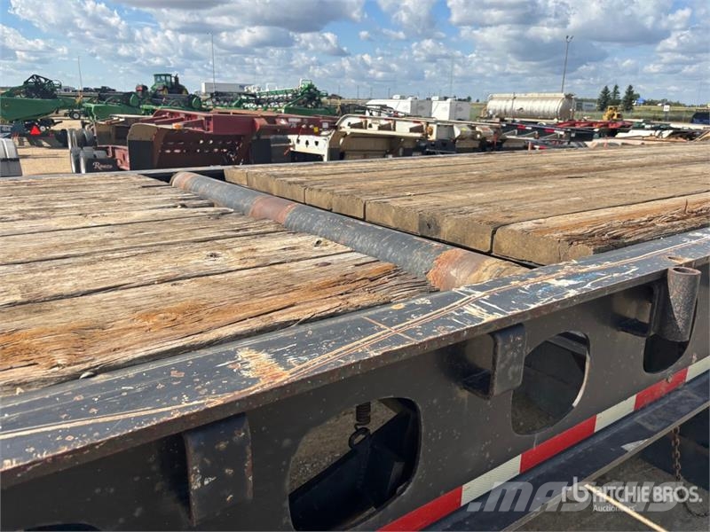 K-Line 49 ft Tri/A Flatbed Oilfield Trailer 가공 장비