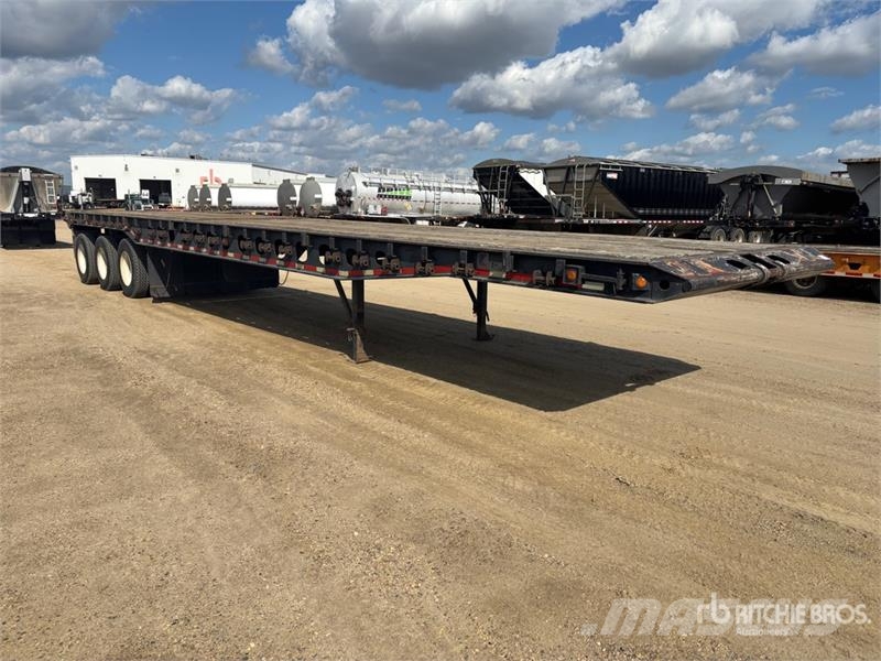 K-Line 49 ft Tri/A Flatbed Oilfield Trailer 가공 장비