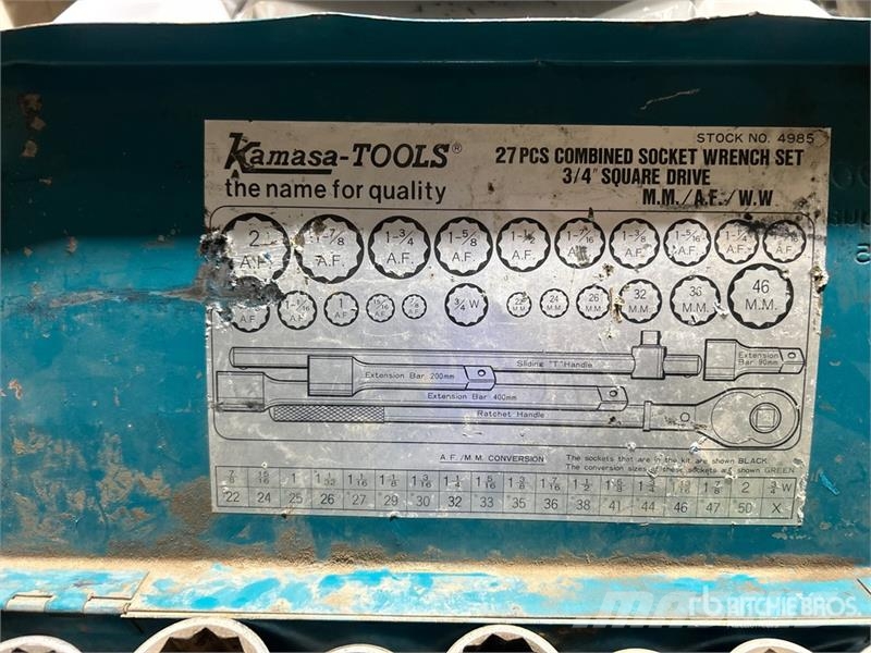  Kamasa 27 pcs Socket Set مكونات أخرى