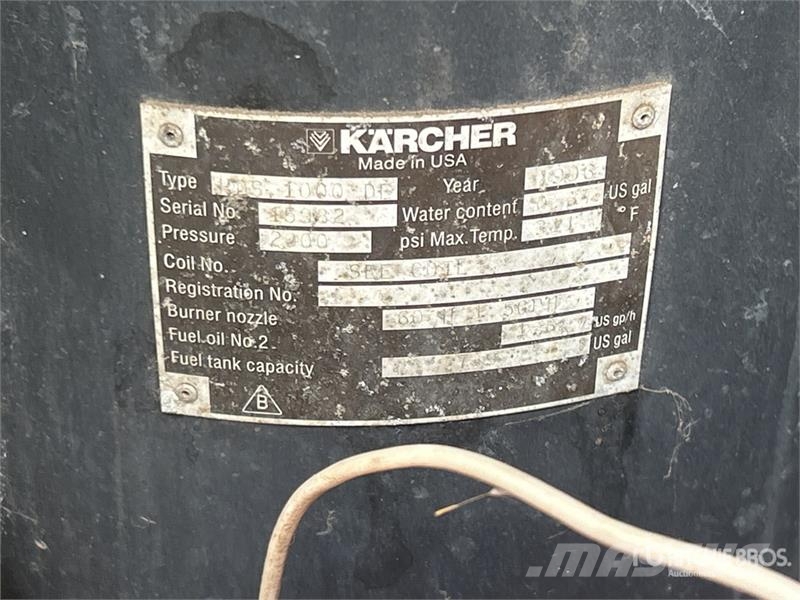 Kärcher Pressure Washer T-A Trailer (Inoperable) Overige aanhangers
