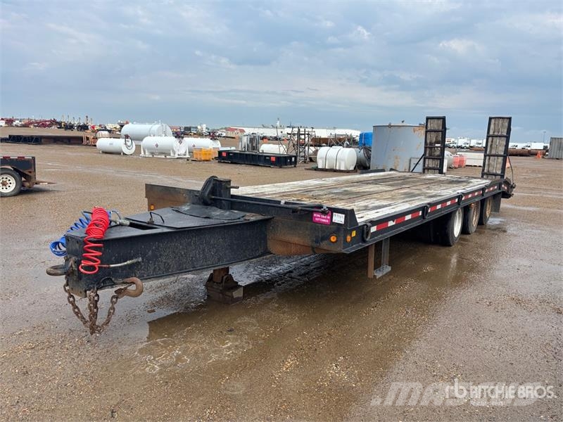 Kaufman HP25 29 ft Tri/A Equipment Trailer Oprijwagen