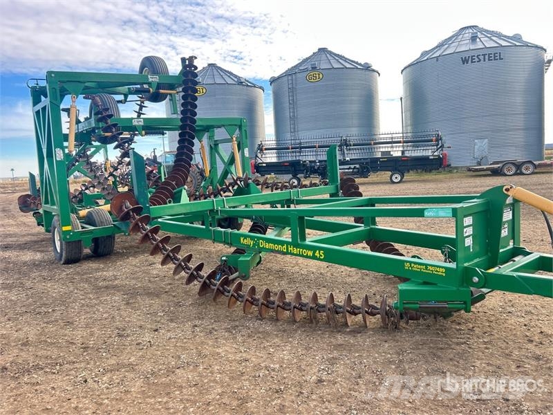 Kelly 45D 45 ft Disc Chain Harrow Äkeet