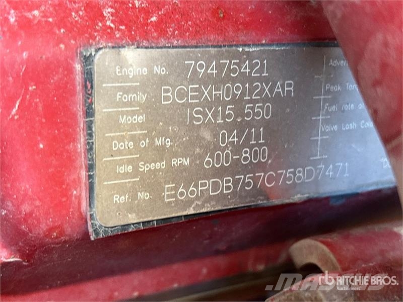 Kenworth C500 平板栏板货车