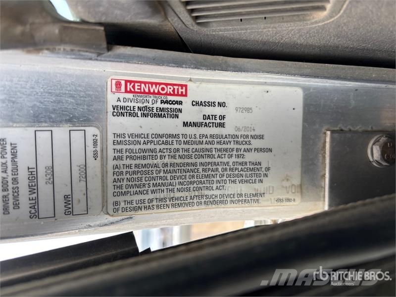 Kenworth C500 6x4 Sleeper Winch Truck Pagalbos kelyje automobiliai