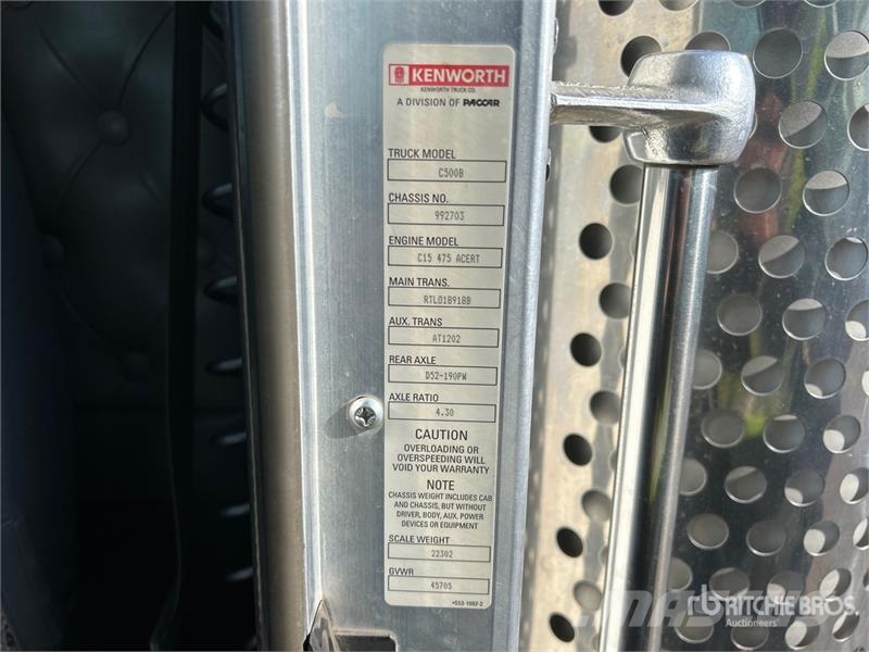 Kenworth C500B Pritschenwagen/Pritschenwagen mit Seitenklappe