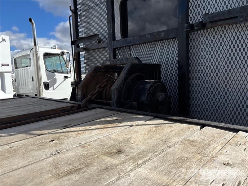 Kenworth T-800 6x4 Sleeper Flatbed Truck Pritschenwagen/Pritschenwagen mit Seitenklappe