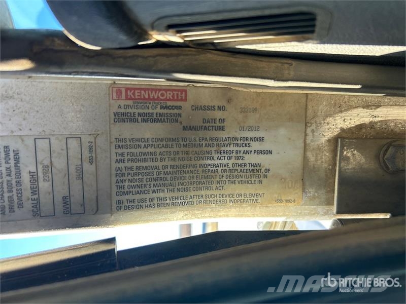 Kenworth T800 Kamioni za vodu
