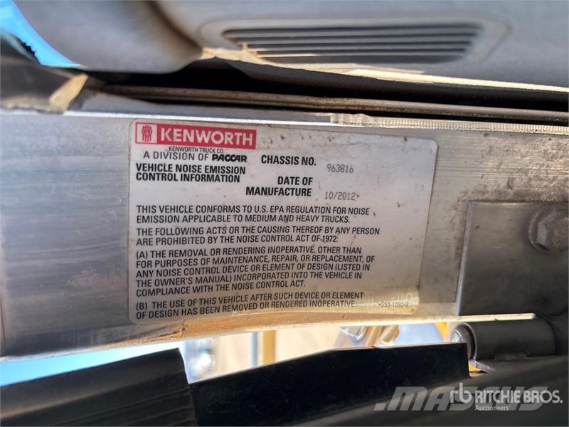 Kenworth T800 صهاريج مياه