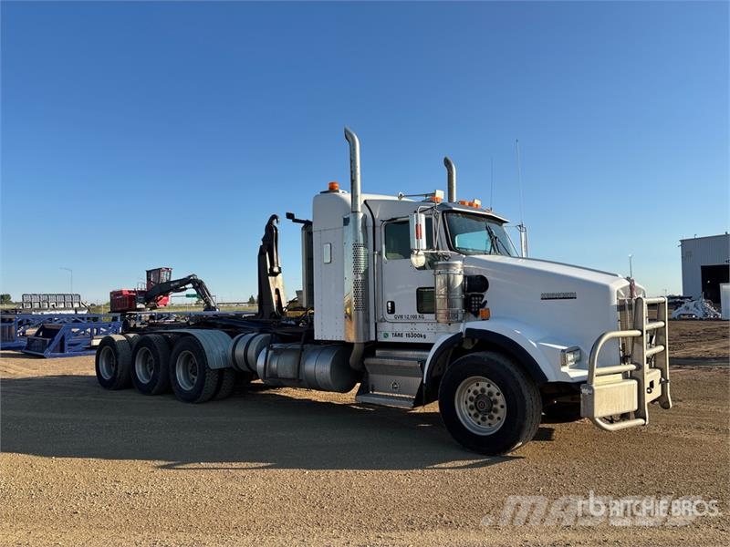 Kenworth T800 8x6 Sleeper Hooklift Truck Камиони с кран с кука