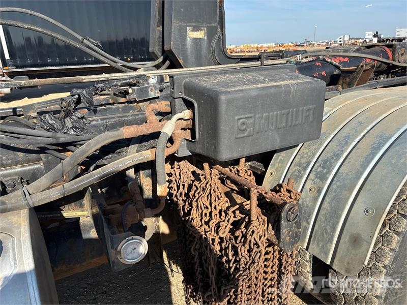Kenworth T800 8x6 Sleeper Hooklift Truck Vinçli kamyonlar