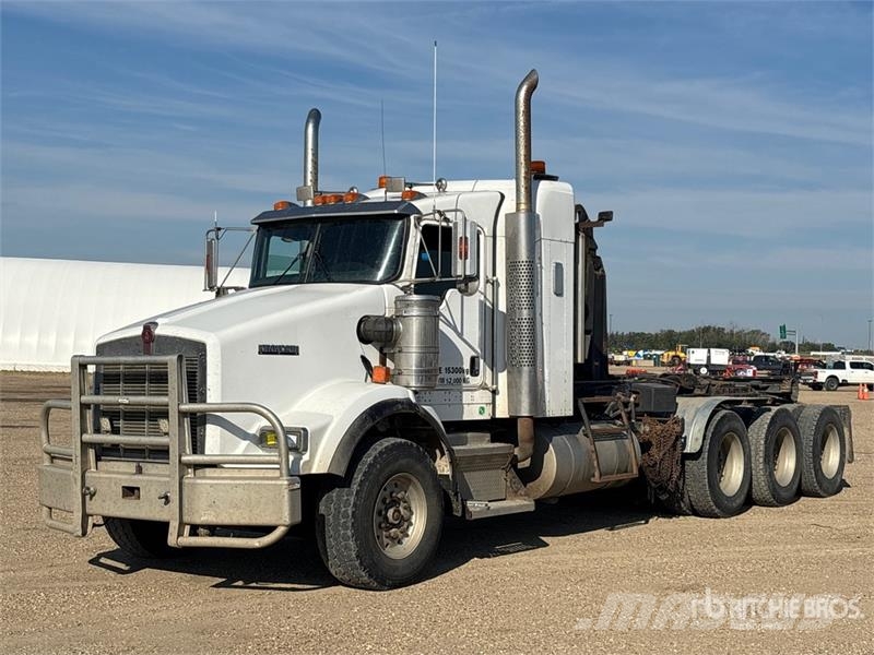 Kenworth T800 8x6 Sleeper Hooklift Truck Vinçli kamyonlar