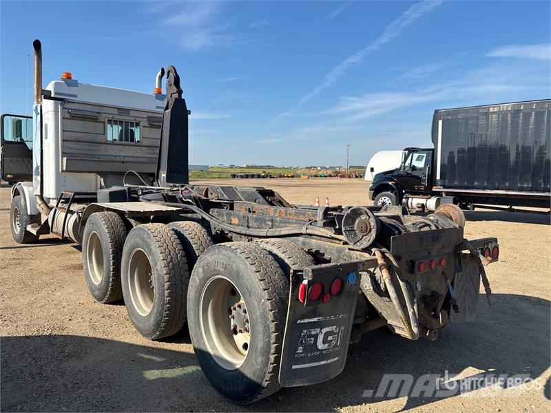 Kenworth T800 8x6 Sleeper Hooklift Truck Vinçli kamyonlar