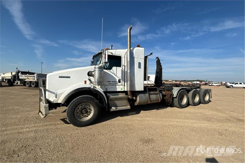 Kenworth T800 8x6 Sleeper Hooklift Truck Vinçli kamyonlar