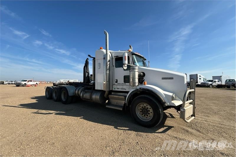 Kenworth T800 8x6 Sleeper Hooklift Truck Vinçli kamyonlar