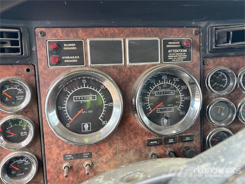 Kenworth T800B Kombinētās vakumsūkņa mašīnas