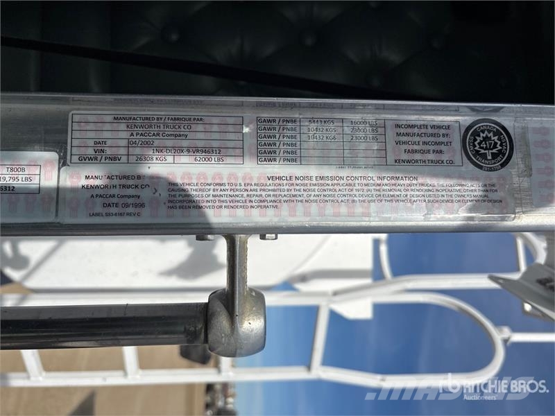 Kenworth T800B Ūdens mašīnas