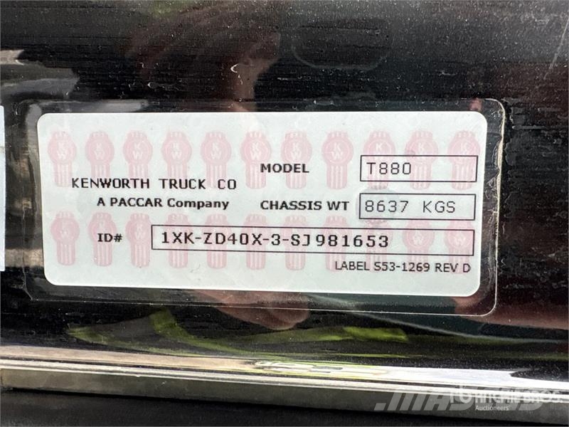 Kenworth T880 Motrici e Trattori Stradali