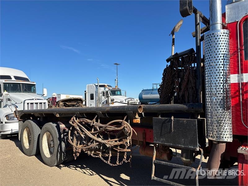 Kenworth W900 6x4 Bed Truck Pritschenwagen/Pritschenwagen mit Seitenklappe