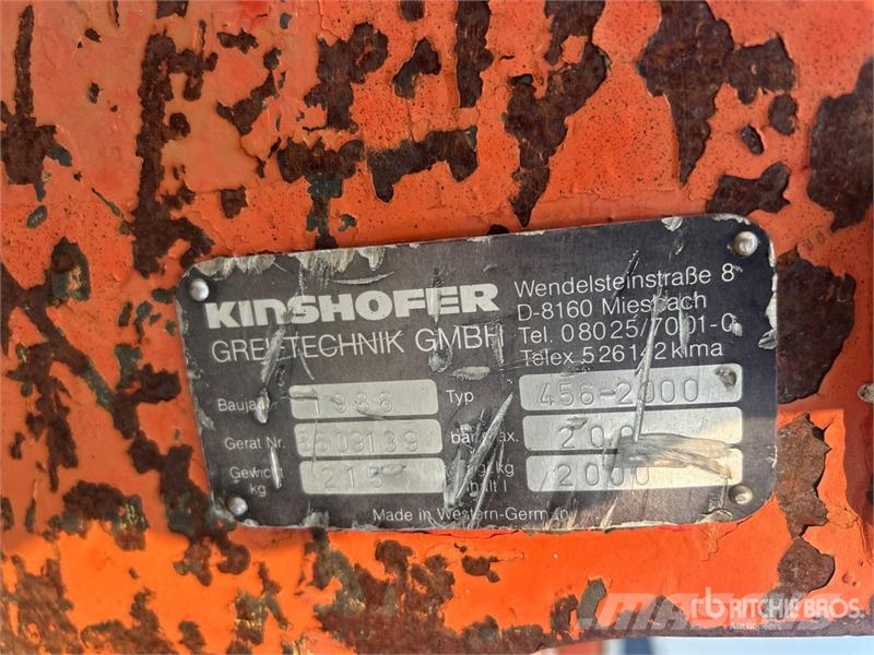Kinshofer 456-2000 Crane Pallet Forks شوكات