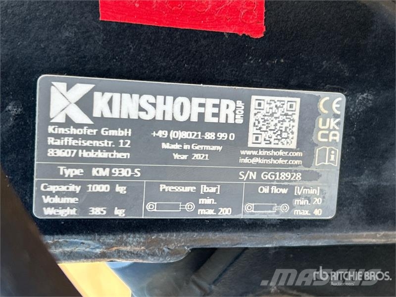 Kinshofer KM930-S Auger Attachment Vrtalne naprave
