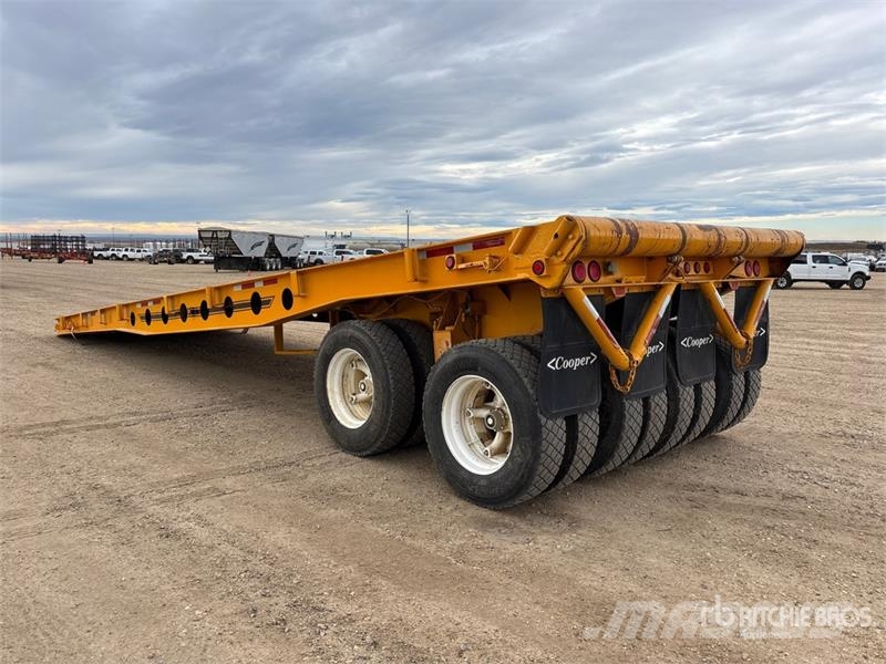 Knight 40 ft 16-Wheel Flatbed Trailer مقطوروات مسطحة/مفصلية الجوانب