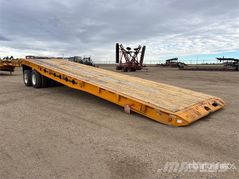 Knight 40 ft 16-Wheel Flatbed Trailer مقطوروات مسطحة/مفصلية الجوانب