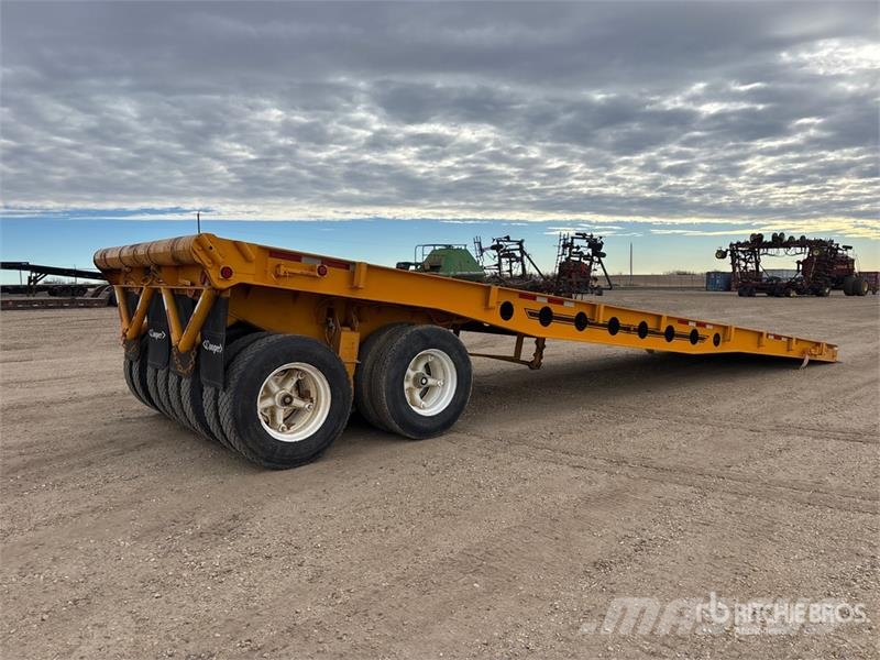 Knight 40 ft 16-Wheel Flatbed Trailer مقطوروات مسطحة/مفصلية الجوانب
