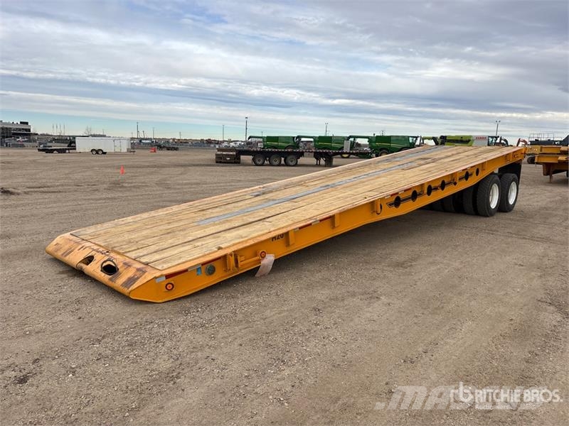 Knight 40 ft 16-Wheel Flatbed Trailer مقطوروات مسطحة/مفصلية الجوانب