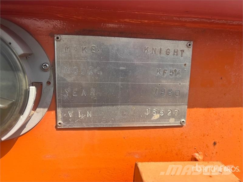 Knight 40 ft T/A Flatbed Oilfield Trailer Prosessointilaitteet