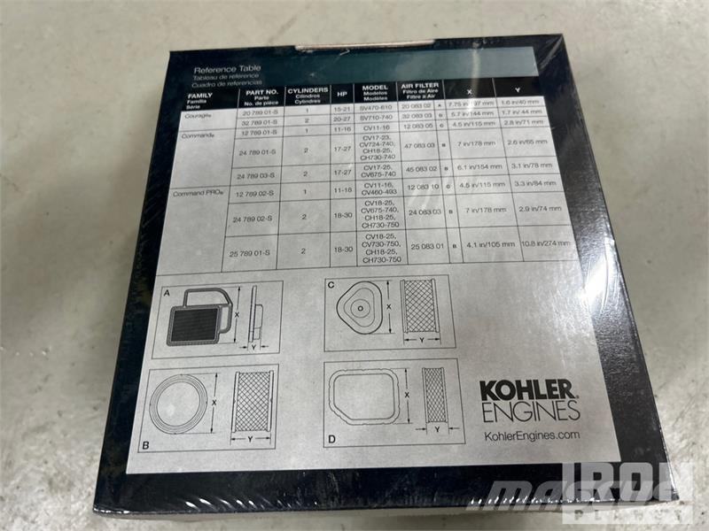 Kohler 18-30 HP Maintenance Kit (Unused) Outros componentes