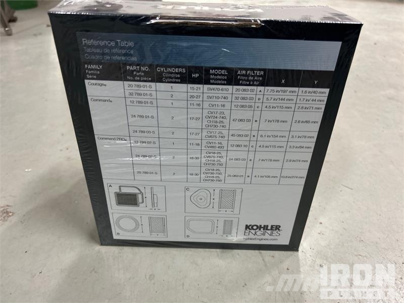 Kohler 18-30 HP Maintenance Kit (Unused) Outros componentes