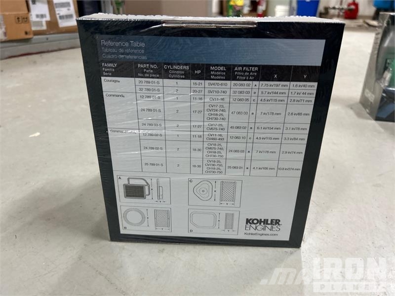Kohler 18-30 HP Maintenance Kit (Unused) Outros componentes