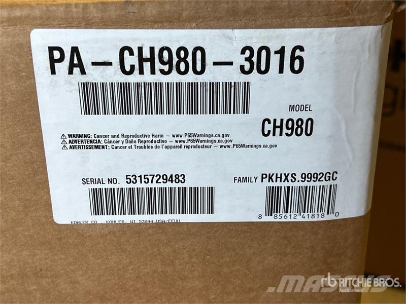 Kohler Command Pro Engine (Unused) محركات