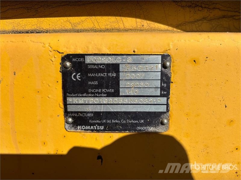 Komatsu 200LC-3 Escavadeiras de esteiras