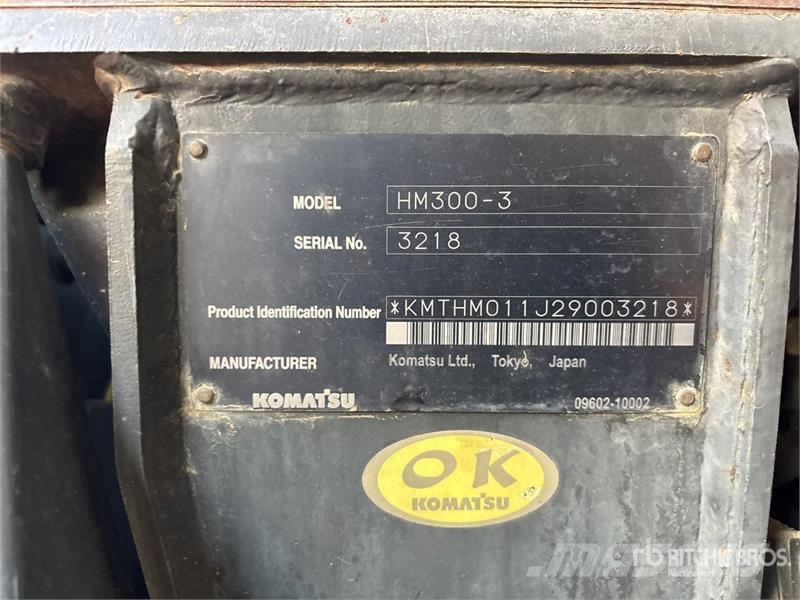 Komatsu HM300-3 Dumper - Knickgelenk