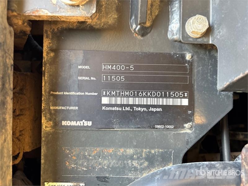 Komatsu HM400-5 Dumper - Knickgelenk