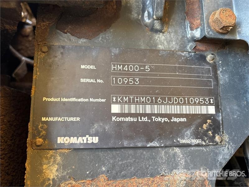 Komatsu HM400-5 Dumpperit