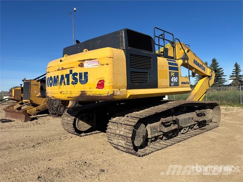 Komatsu PC 490 LC-10 Tracked Excavator (Inoperable) Paletli ekskavatörler