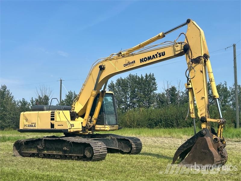 Komatsu PC220LC Tracked Excavator Paletli ekskavatörler