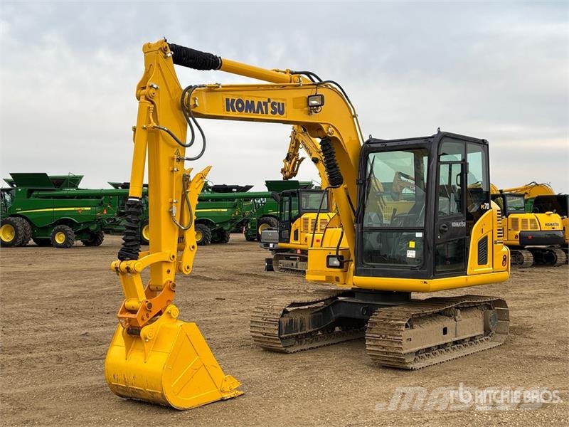 Komatsu PC70-8 Tracked Excavator حفارات زحافة