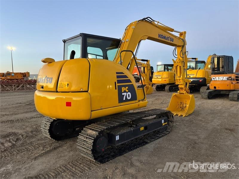 Komatsu PC70-8 Tracked Excavator Rupsgraafmachines