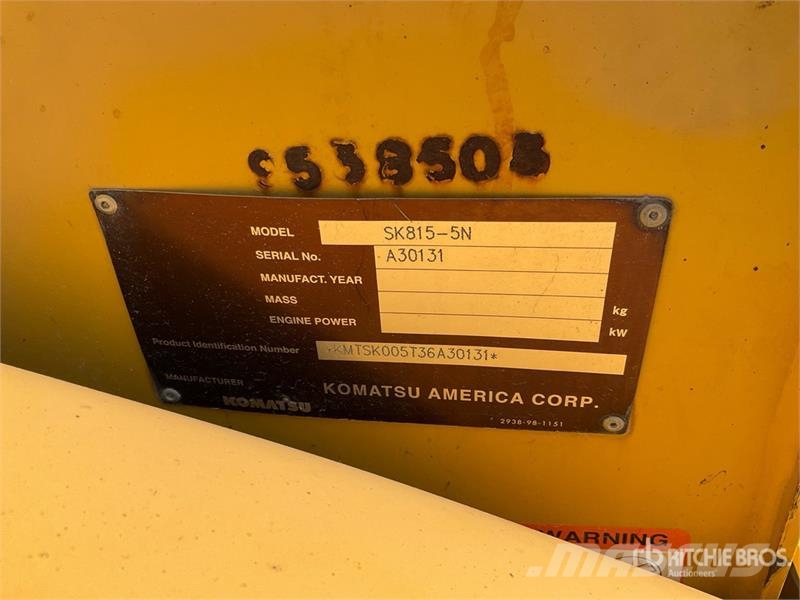Komatsu SK815-5N Kompaktlastare