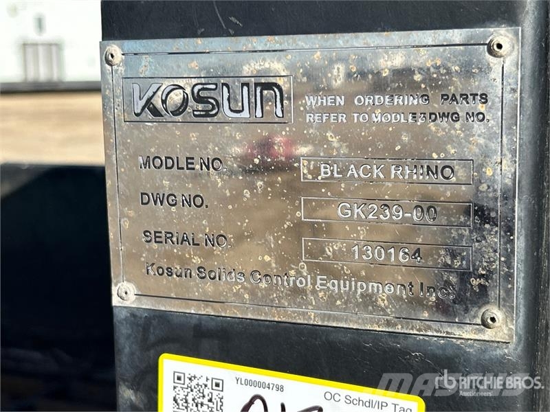  Kosun Black Rhino Shale Shaker Rezervni delovi i oprema za bušenje