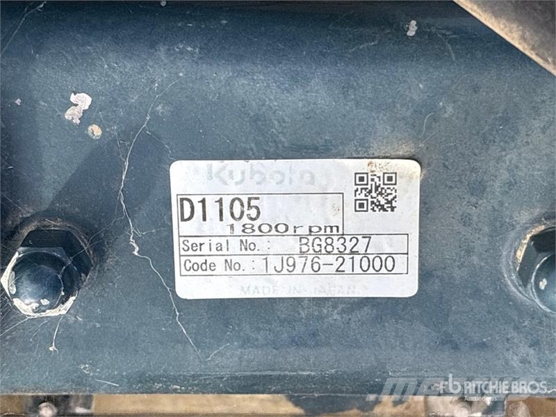 Kubota D1105-BG-ET01 12.6 kW 1.1 L Engine Motorer