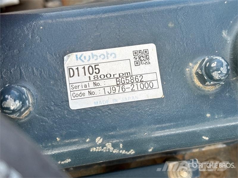 Kubota D1105-BG-ET01 12.6 kW 1.1 L Engine Motorer