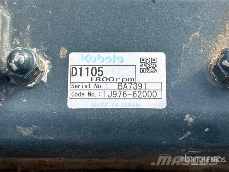 Kubota D1105-BG-ET01 12.6 kW 1.1 L Engine Motori